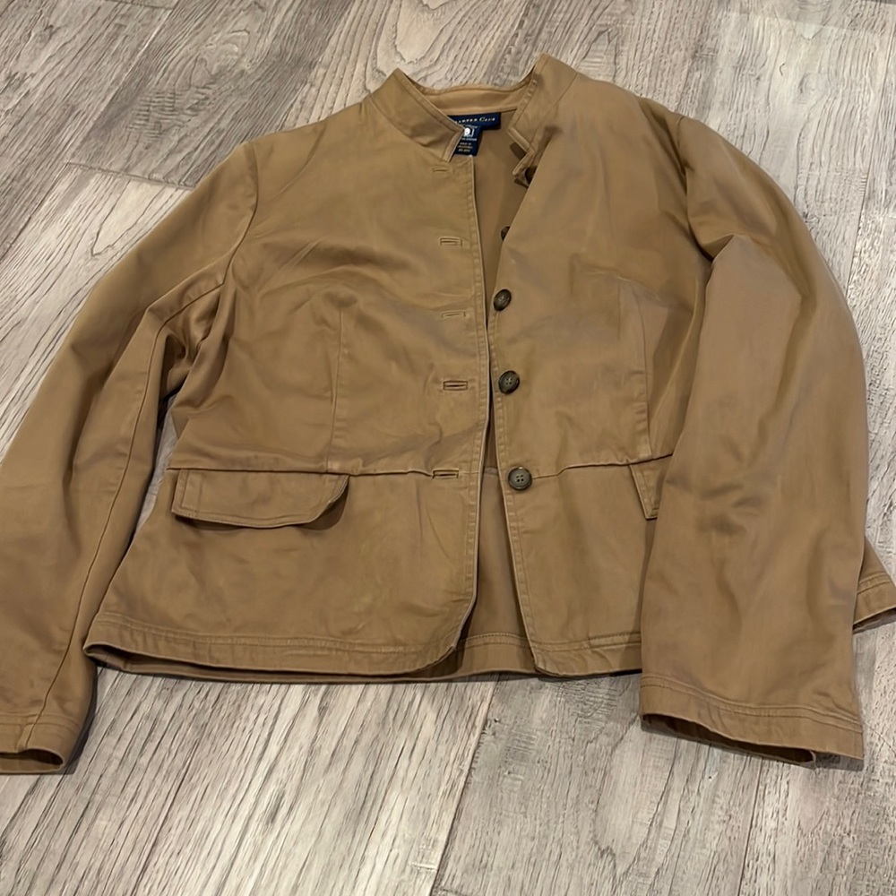 Charter club brown jacket